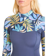 Womens 3/2mm Synergy Chest Zip Steamer Wetsuit