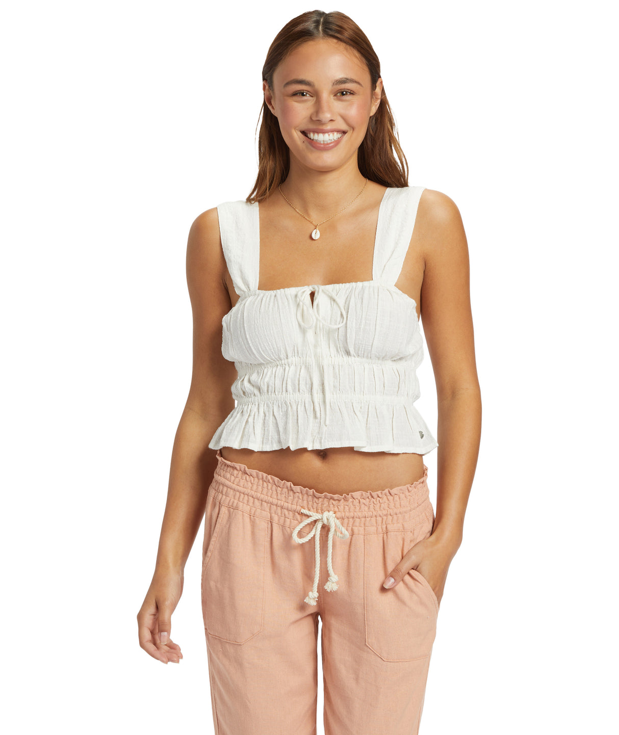 Sunset Mist Cropped Vest Top