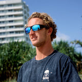 The Objective - Gloss Black Frame,Grey Lens With Blue Iridium