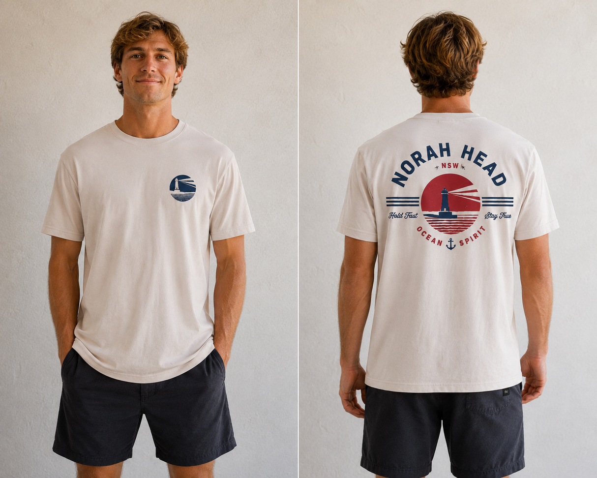 Lighthouse - Norah Head Mens T-Shirt
