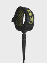 FCS 5ft Comp Essential Leash Coal/Lime