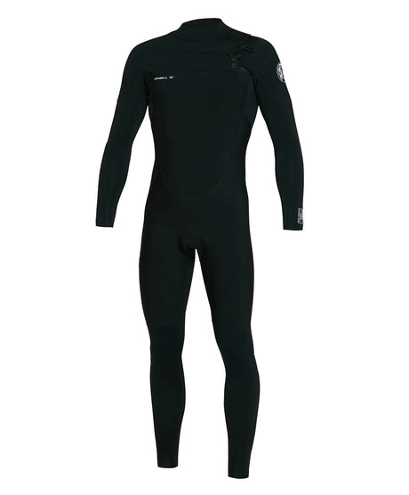Defender 4/3Mm Steamer Chest Zip Wetsuit - Black