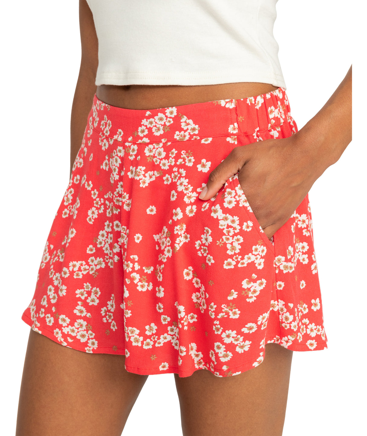 Womens Midnight Avenue Relaxed Fit Printed Shorts