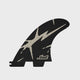 FCS II Mayhem Pivot PC Carbon Tri Fins Sand