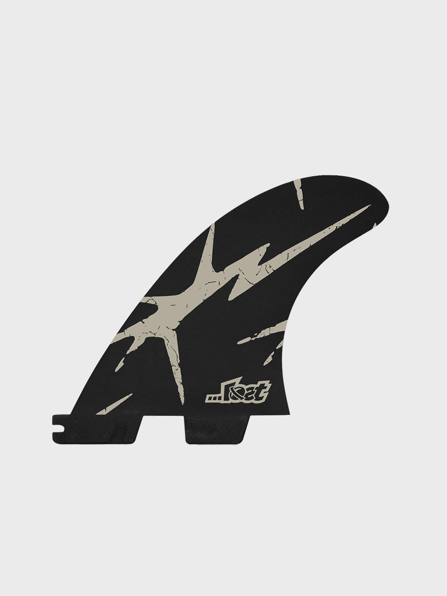 FCS II Mayhem Pivot PC Carbon Tri Fins Sand