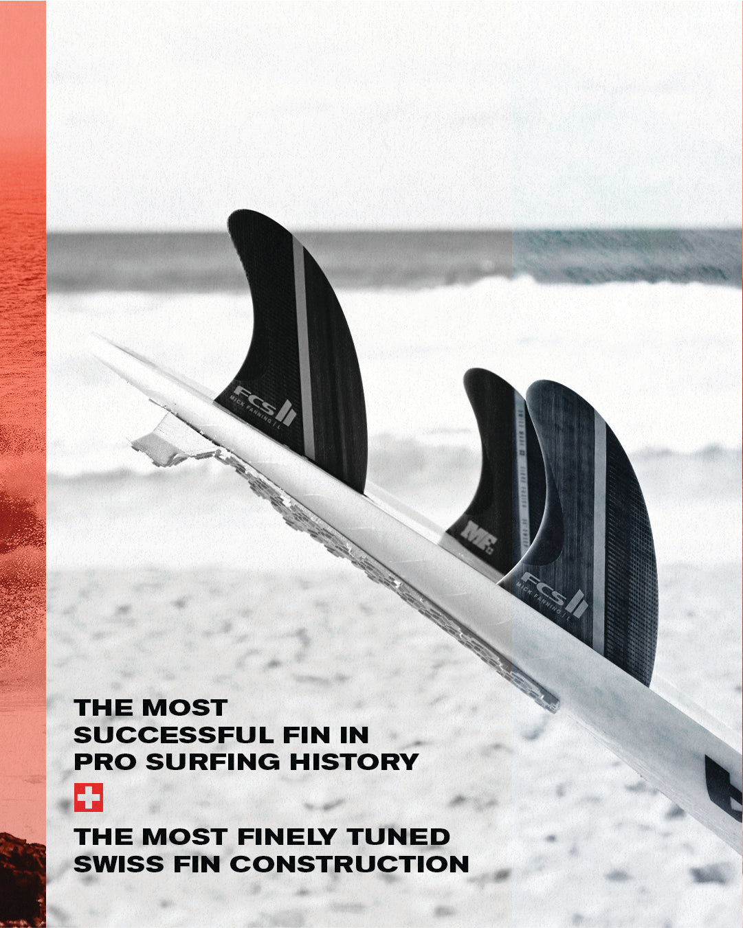 FCS II MF Glass Fibre Fusion Tri Fins