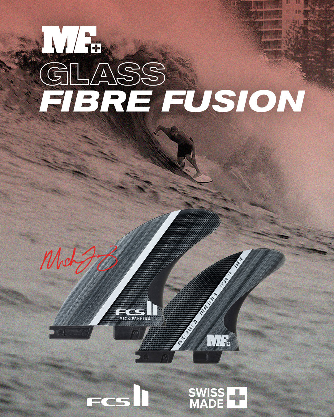 FCS II MF Glass Fibre Fusion Tri Fins