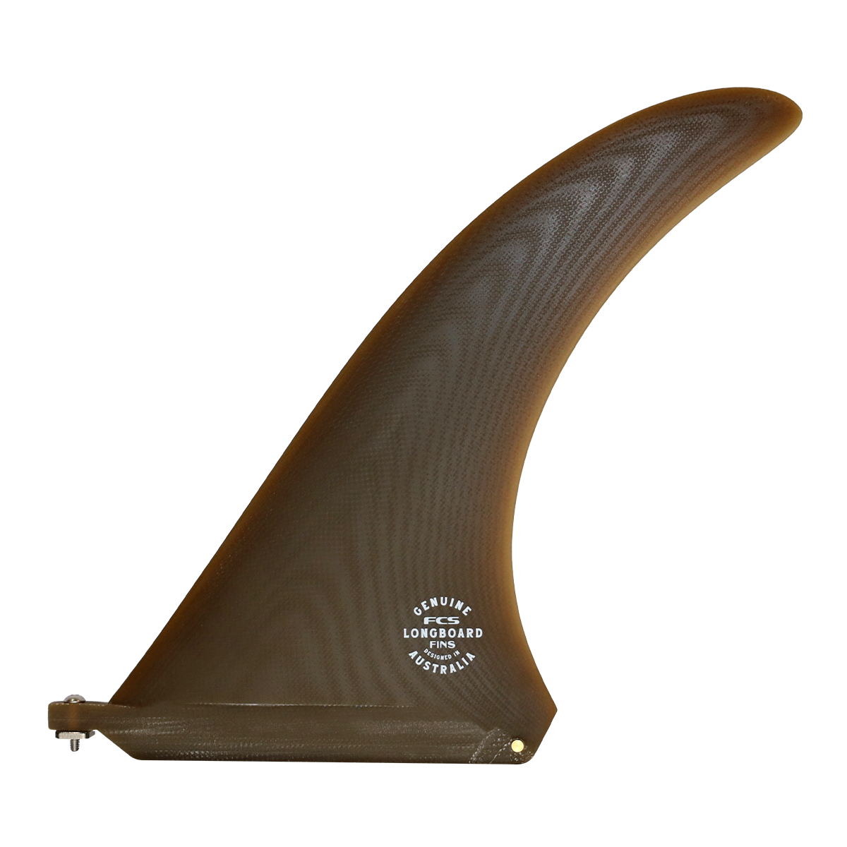 FCS Flow III Screw & Plate PG Longboard Fin - Cacao