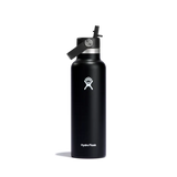 Hydro Flask 21Oz  Flex Straw Cap Bottle - Black