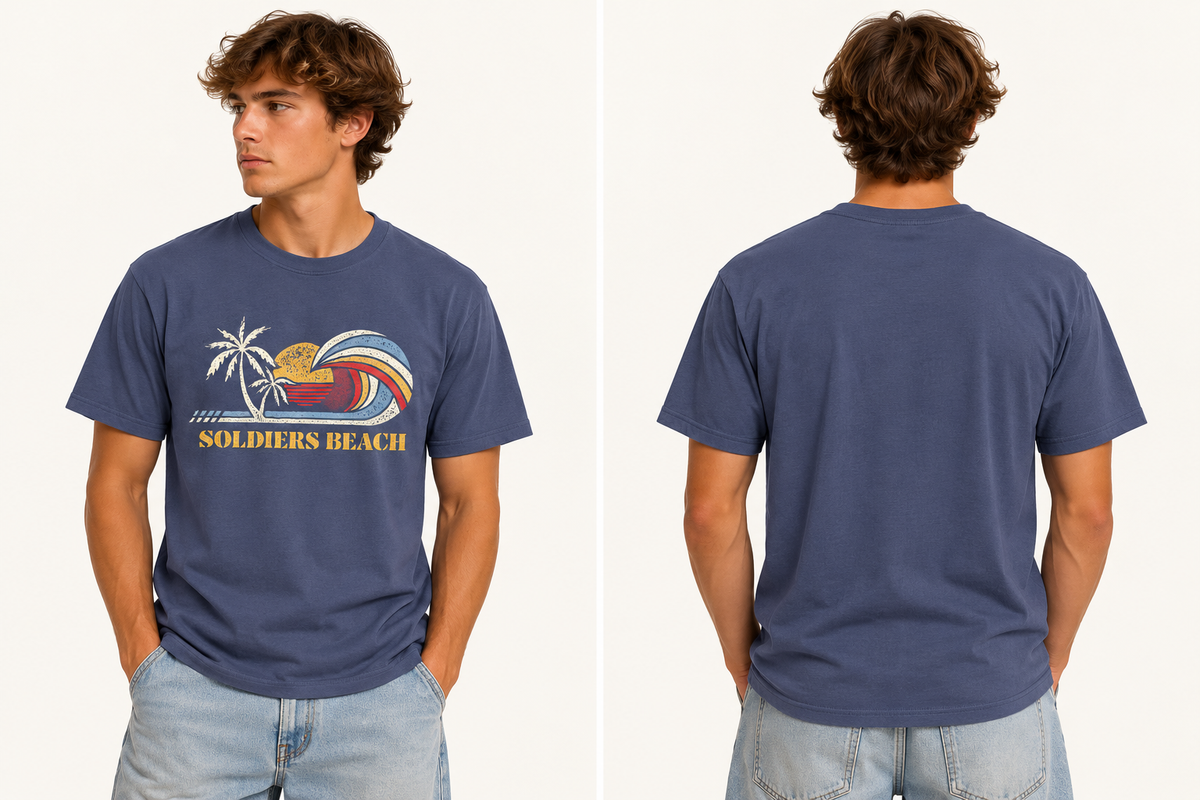 Line Out - Soldiers Beach Mnes T-shirt