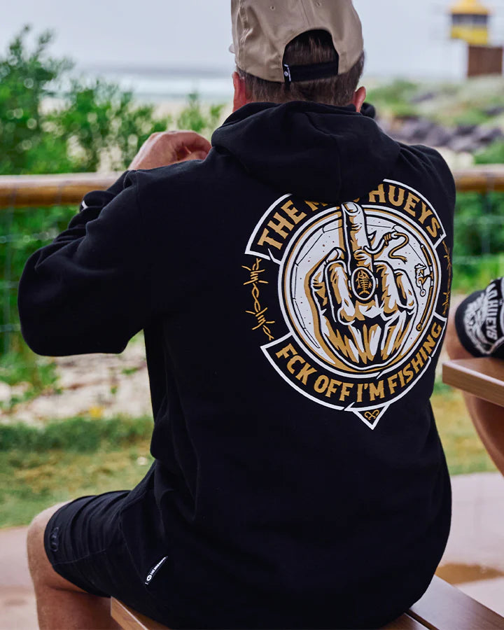 Fk Off Fish On Hooded Pullover