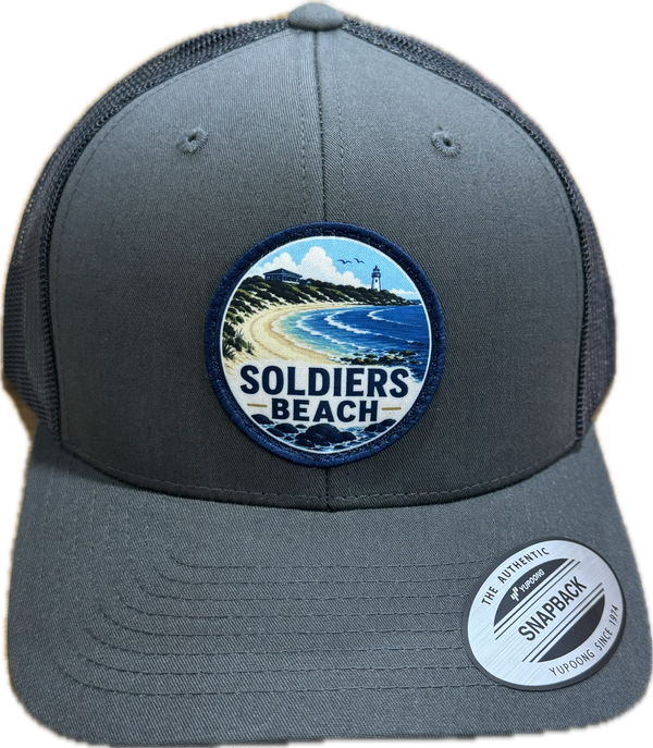 Soldiers Beach Trucker Snapback Cap