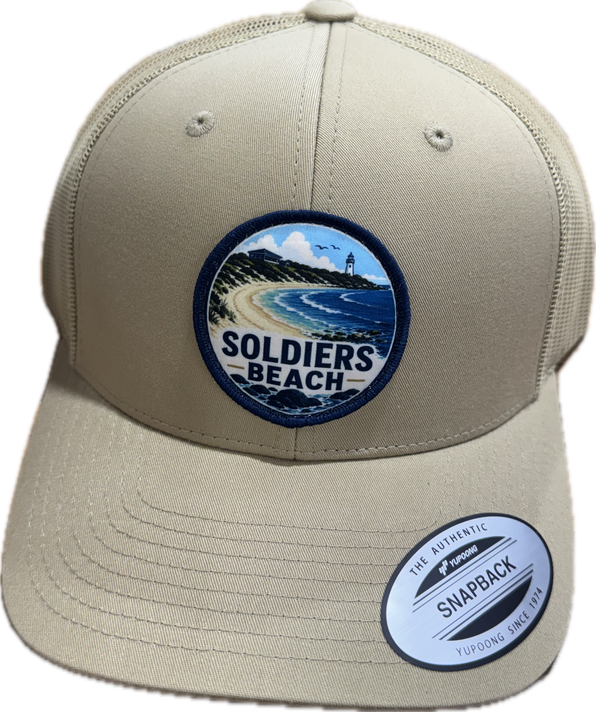 Soldiers Beach Trucker Snapback Cap