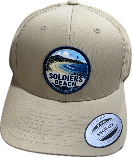 Soldiers Beach Trucker Snapback Cap