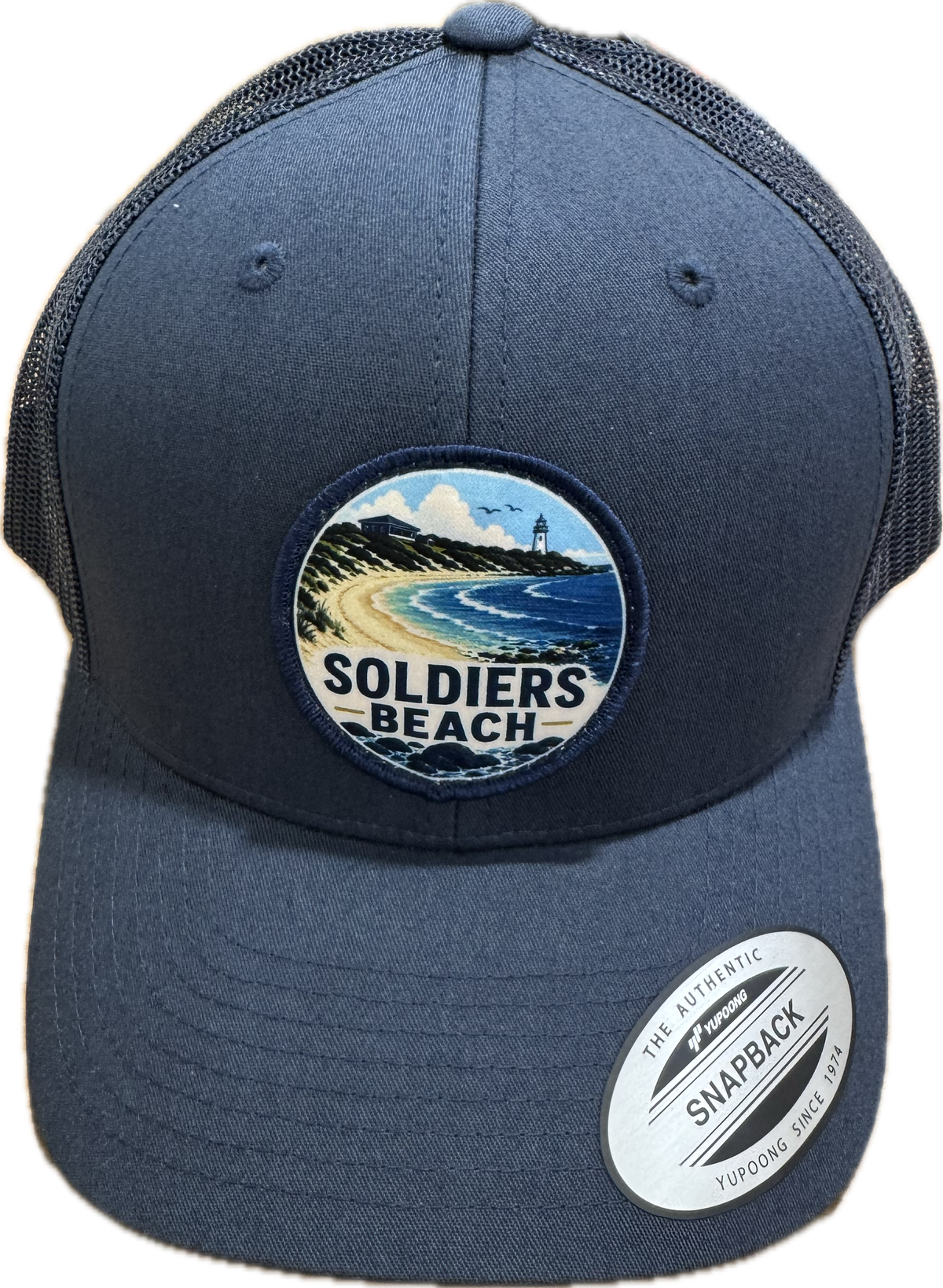 Soldiers Beach Trucker Snapback Cap