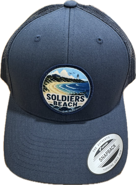 Soldiers Beach Trucker Snapback Cap