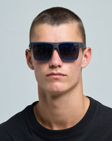 Offshore - Blue Mirror Polarised Matt Black