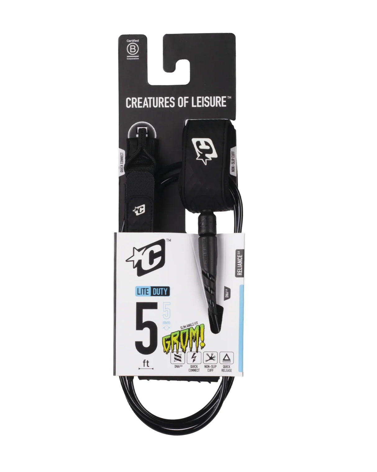 RELIANCE 2.0 | Lite Duty | 5ft Leash | Slim Cuff