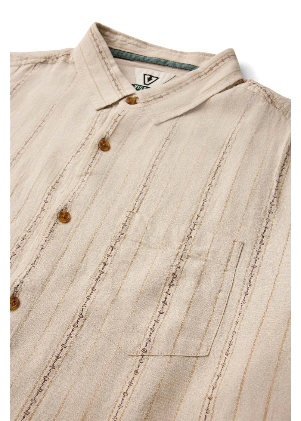 Linen Pin Ss Shirt