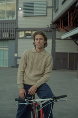 Mohair Quarter Zip Fisherman Zip
