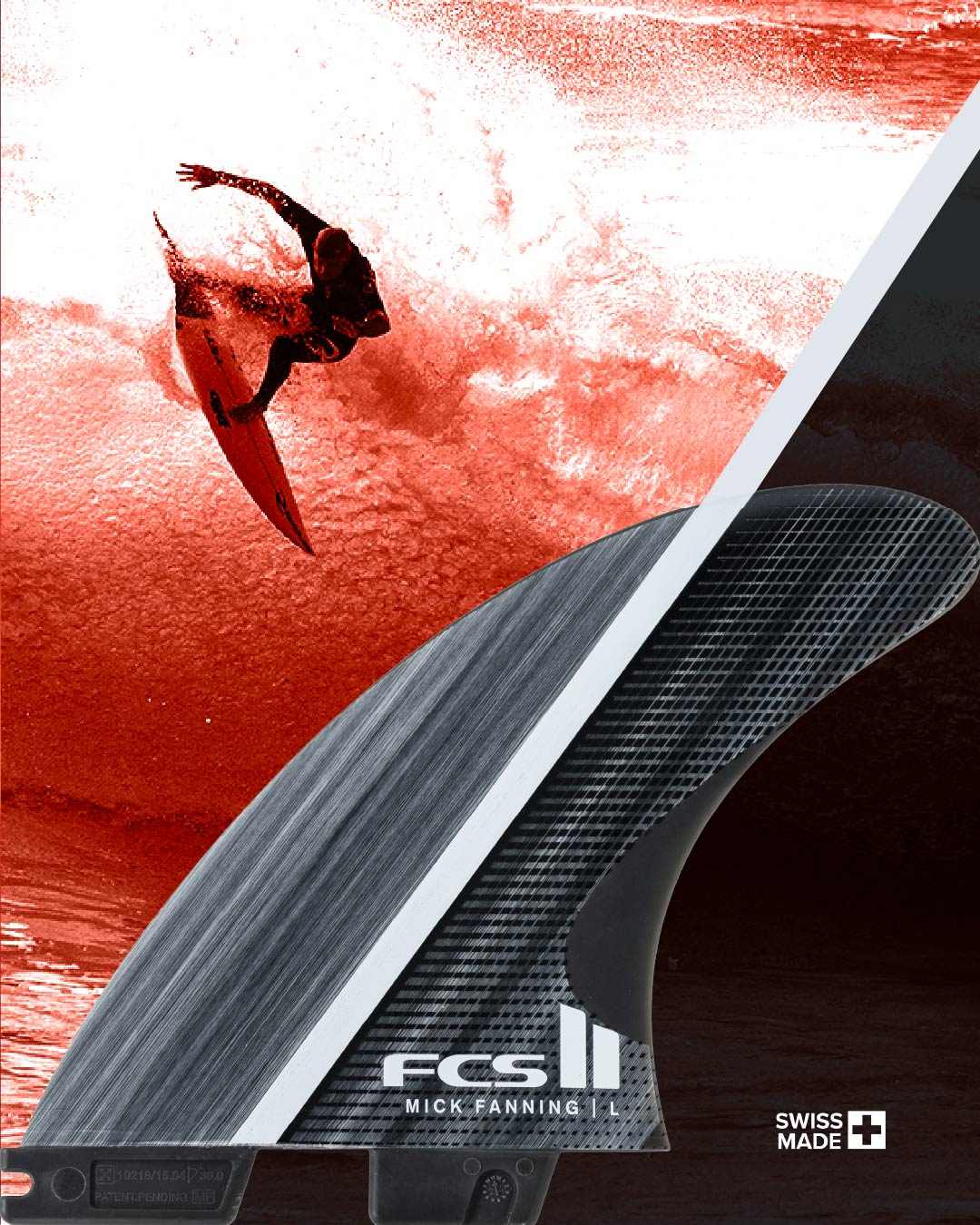 FCS II MF Glass Fibre Fusion Tri Fins