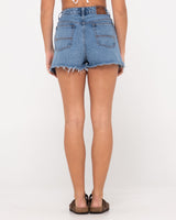 Penny Kick Flare Denim Short