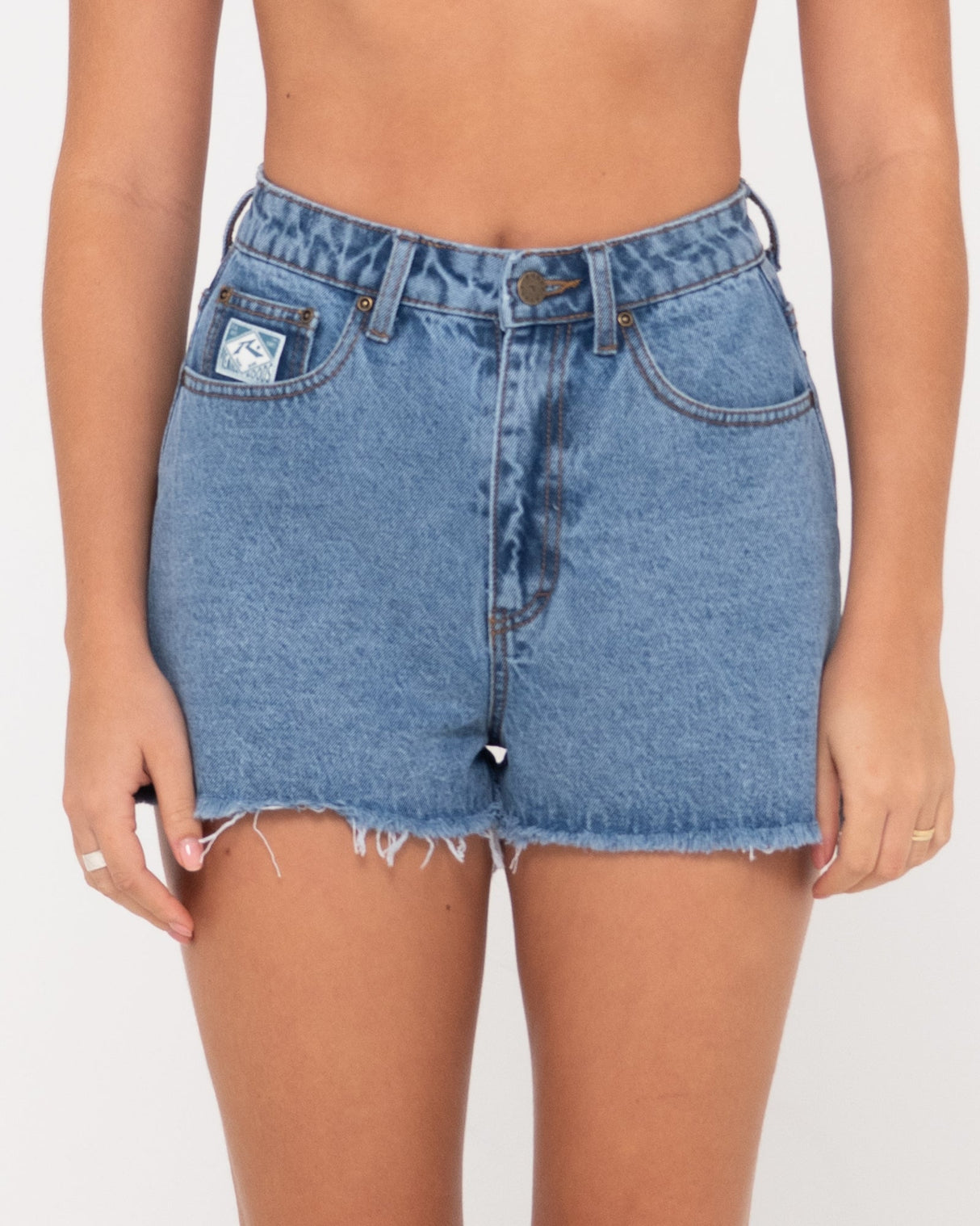 Penny Kick Flare Denim Short