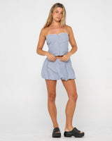 Mandy Stripe Button Up Top