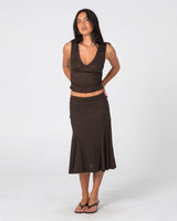Roma Low V Lace Top