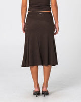 Roma Low Rise Lace Midi Skirt