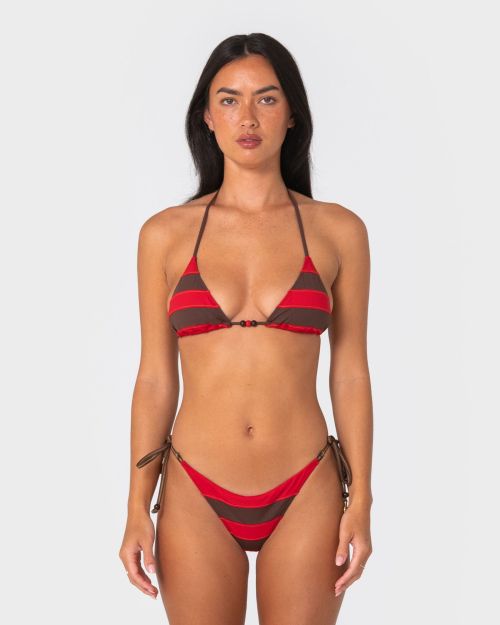 Rack City Contrast Triangle Bikini Top