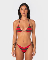 Rack City Contrast Triangle Bikini Top