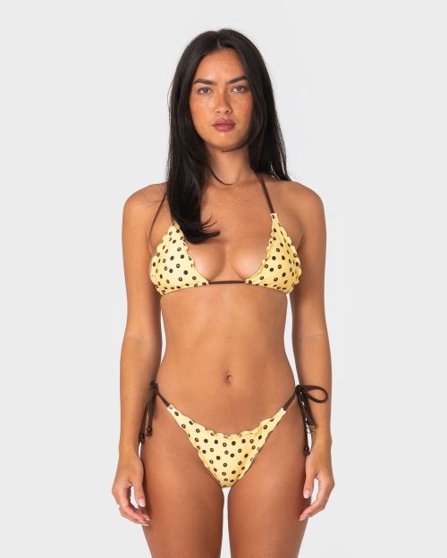 Miss Dot Tri Bikini Top