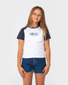 Tuff Raglan Girls Baby Tee