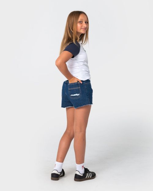 Tuff Raglan Girls Baby Tee