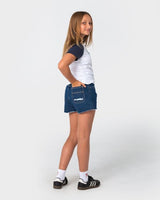 Tuff Raglan Girls Baby Tee