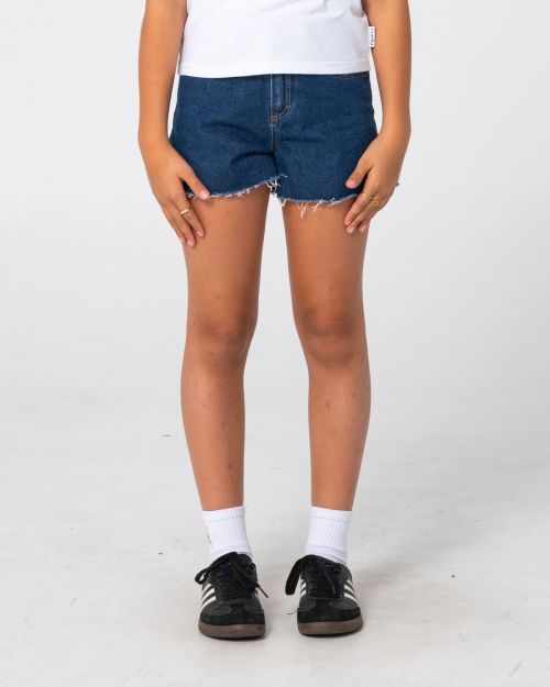 Girls Penny Kick Flare Denim Short