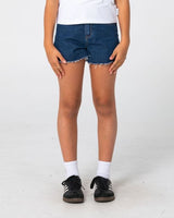 Girls Penny Kick Flare Denim Short