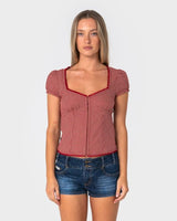 Hook Me Peggy Blouse