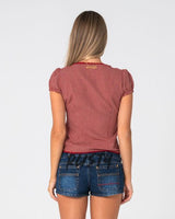 Hook Me Peggy Blouse