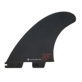 FCS II Nathan Florence PC Tri Fins - Red Bolt