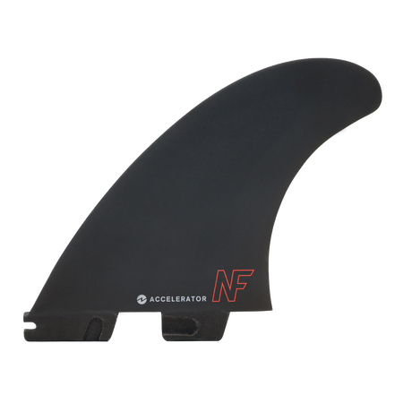 FCS II Nathan Florence PC Tri Fins - Red Bolt