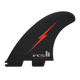 FCS II Nathan Florence PC Tri Fins - Red Bolt