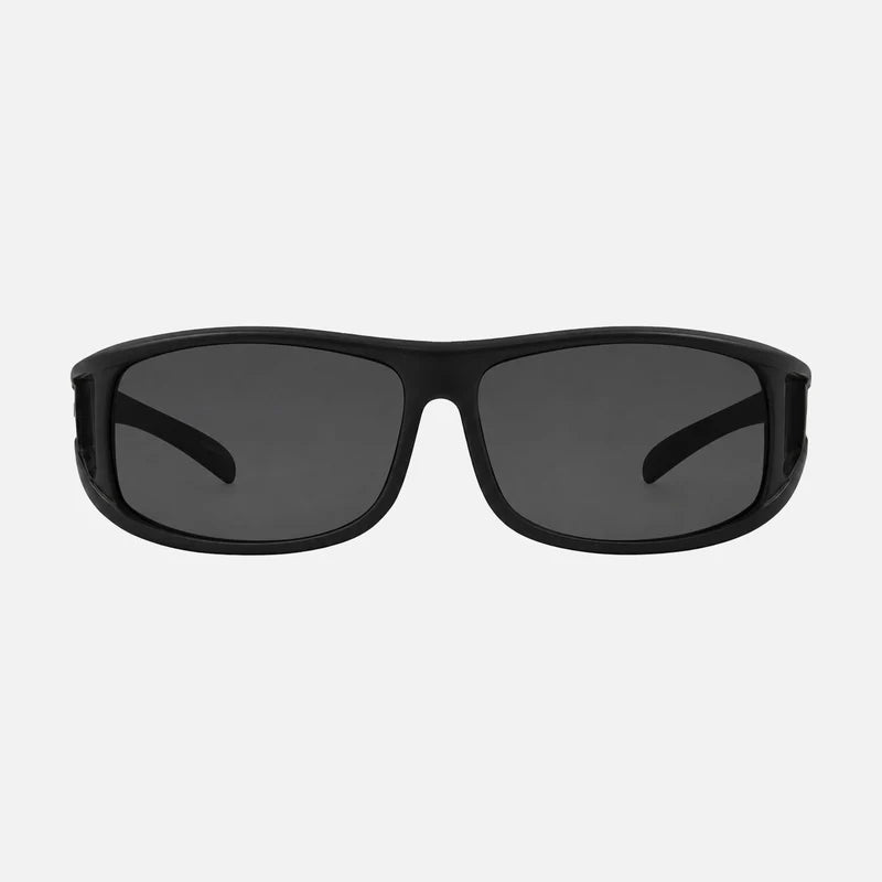 The Objective - Matte Black Frame ANd Grey Polarised lens