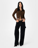 Devil Girl Knitted Zip Through