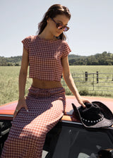 Capricorn Seersucker Top