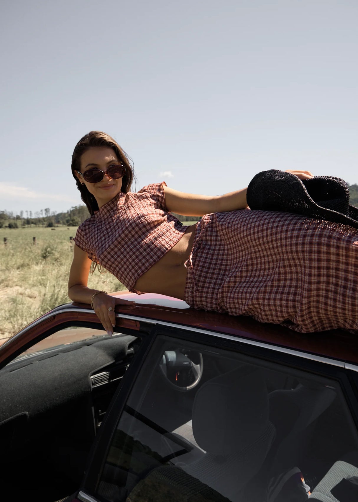 Capricorn Seersucker Top