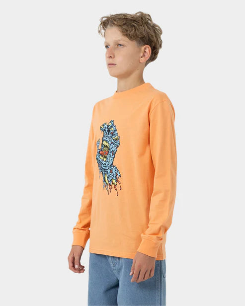 SC Decaying Hand Strip Boys Long Sleeve T-shirt