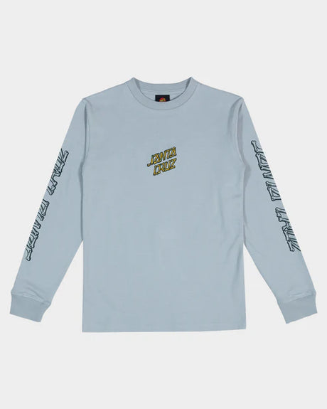 Brain Dot Hollow Strip Boys Long Sleeve T-shirt