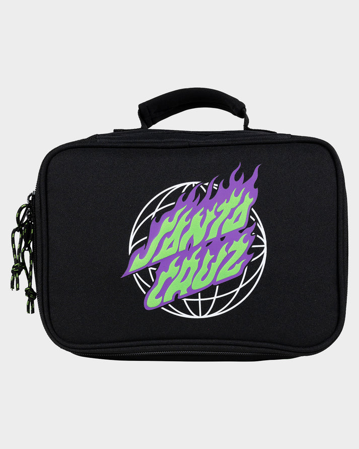 Global Flame Dot Lunch Box